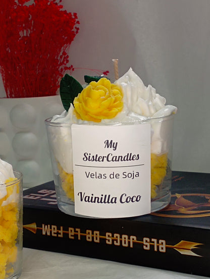 Vela Fantasía Vainilla Coco