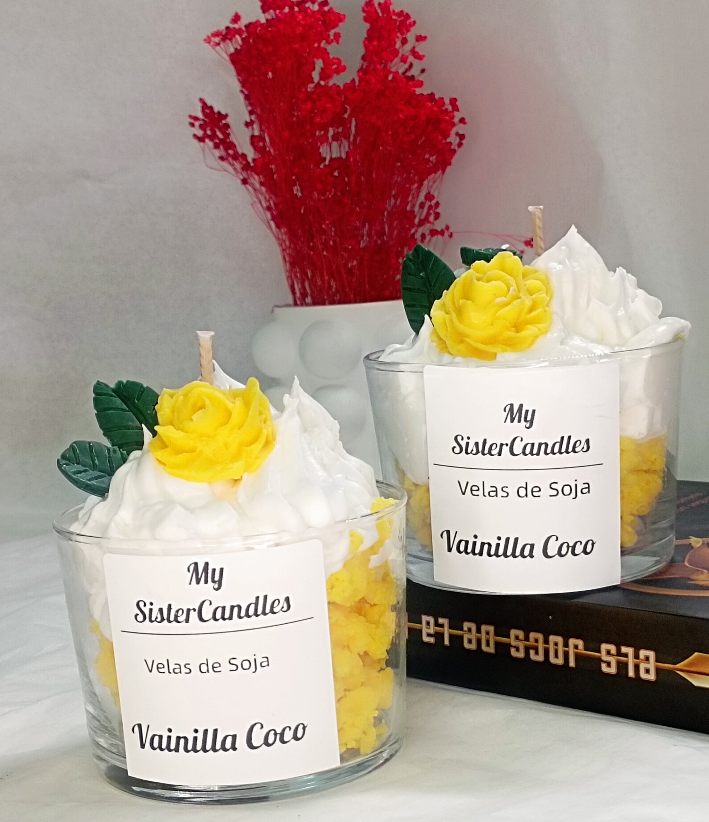 Vela Fantasía Vainilla Coco
